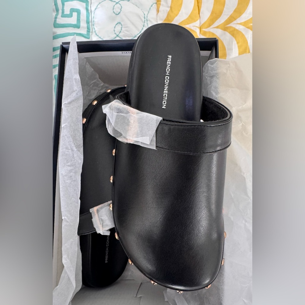 French Connection Black Sandals